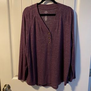 Lot of 2 St Johns Bay Long Sleeve Tops Size 1X